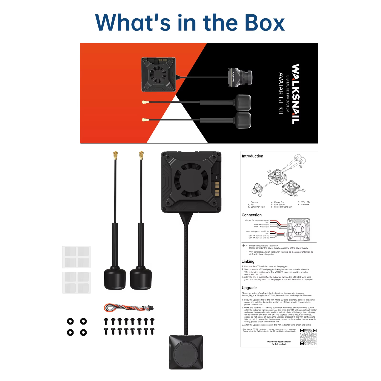 Caddx Walksnail Avatar GTキット | - Drone Kit Fpv のレビューと価格